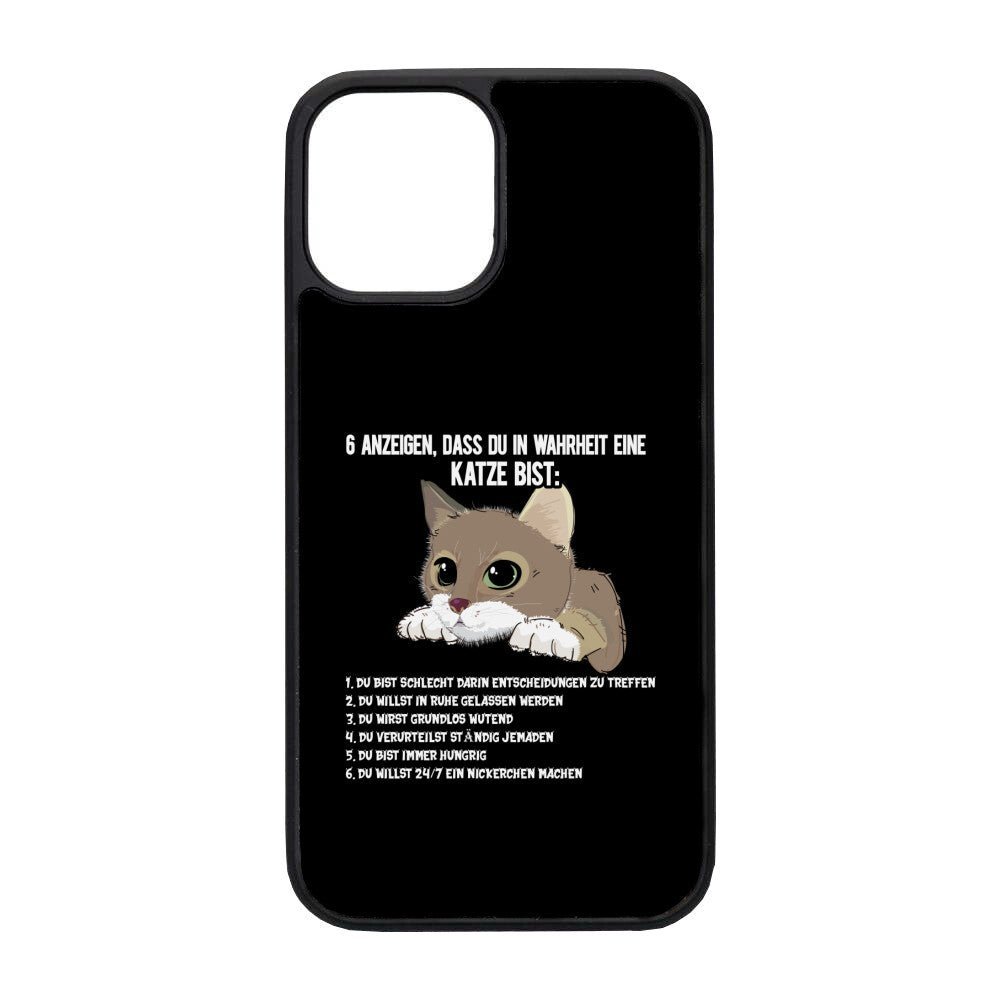 6 Anzeichen dass du in Wahrheit eine Katze bist. | Geschenk iPhone Hülle - Feli & Wuff