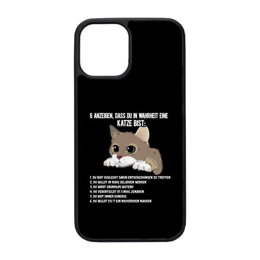 6 Anzeichen dass du in Wahrheit eine Katze bist. | Geschenk iPhone Hülle - Feli & Wuff
