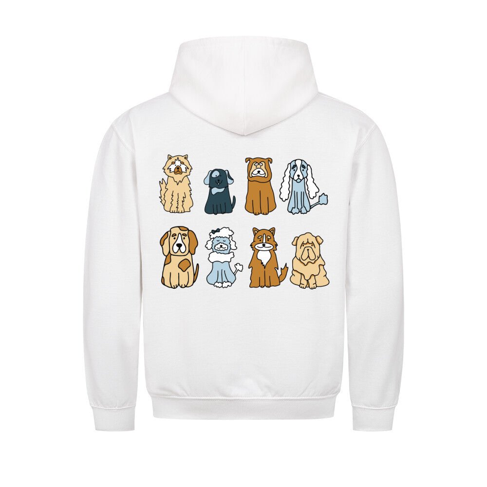 Acht Hunde | Hoodie Geschenk VierPfoten - Feli & Wuff
