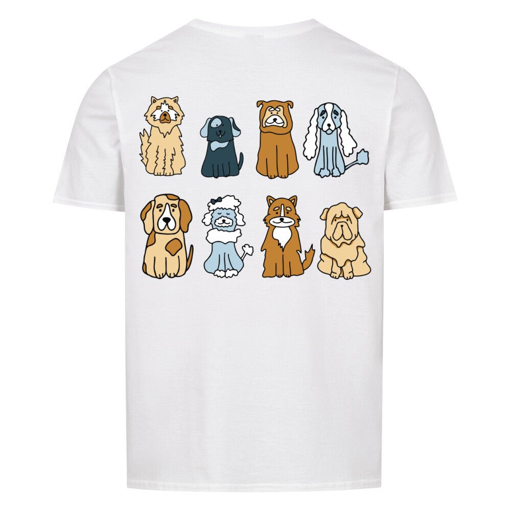 Acht Hunde | T-Shirt Geschenk VierPfoten - Feli & Wuff