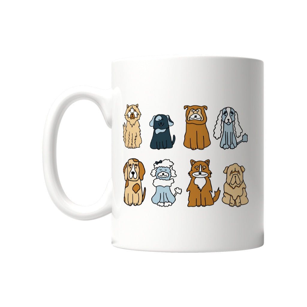 Acht Hunde | Tasse Geschenk VierPfoten - Feli & Wuff
