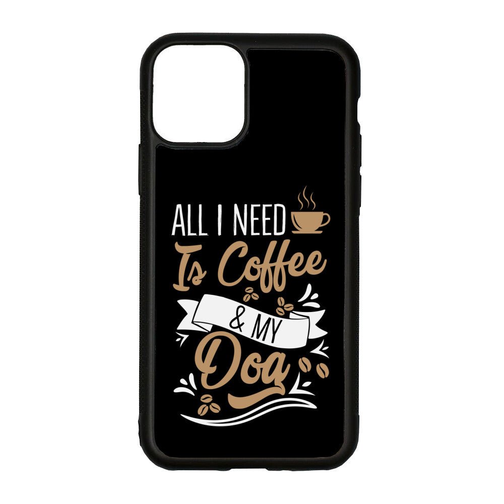 All i need is Coffee & my Dog | T-Shirt Geschenk VierPfoten - Feli & Wuff