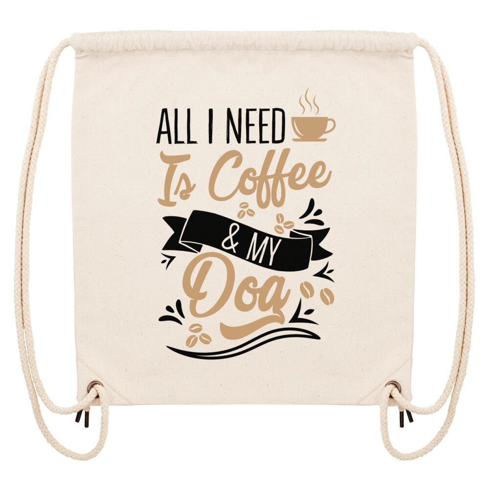 All i need is Coffee & my Dog | T-Shirt Geschenk VierPfoten - Feli & Wuff