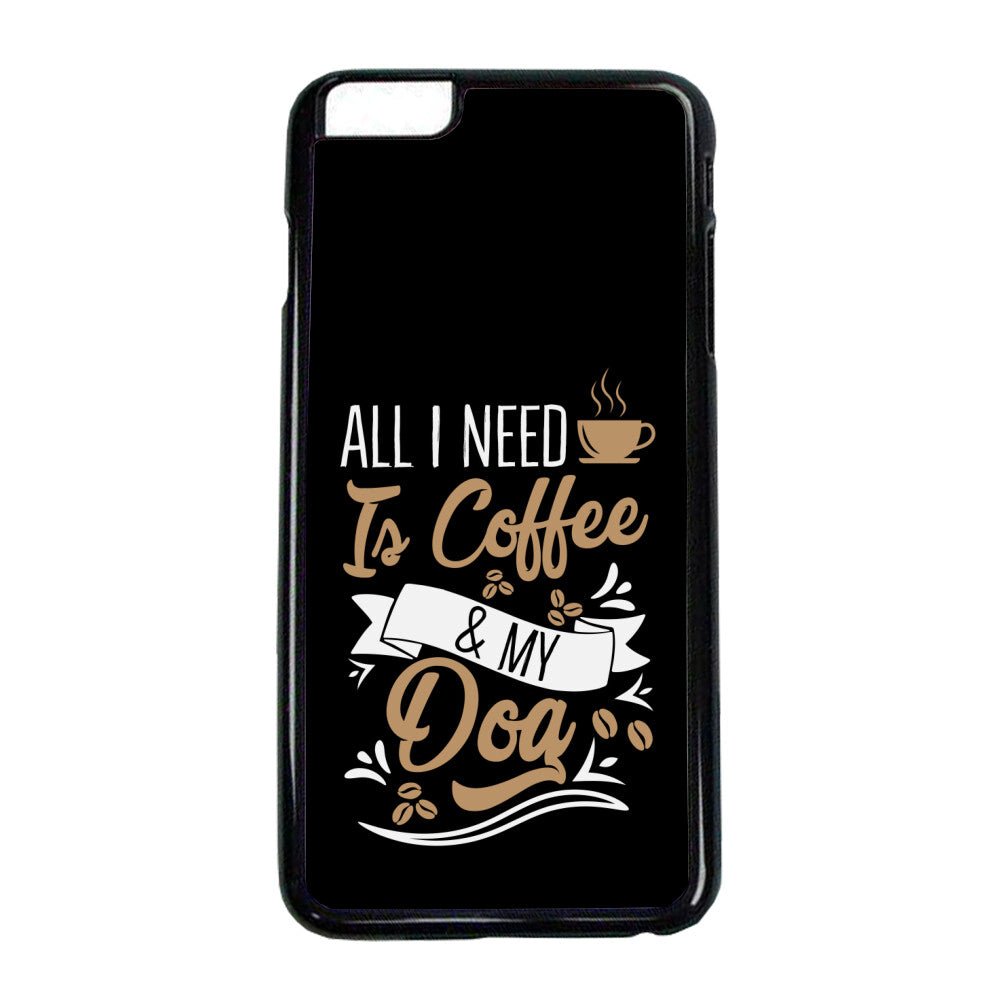 All i need is Coffee & my Dog | T-Shirt Geschenk VierPfoten - Feli & Wuff