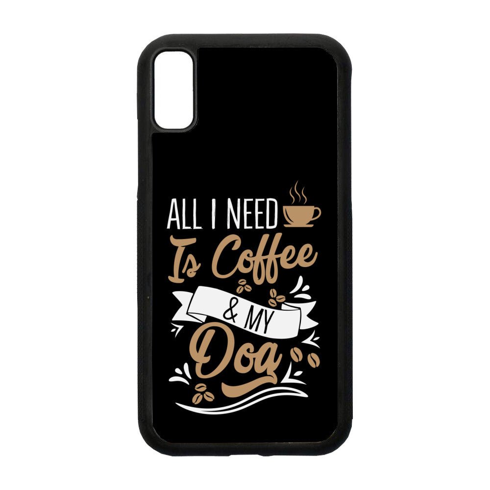 All i need is Coffee & my Dog | T-Shirt Geschenk VierPfoten - Feli & Wuff
