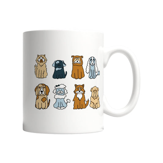 Acht Hunde | Tasse Geschenk VierPfoten - Feli & Wuff