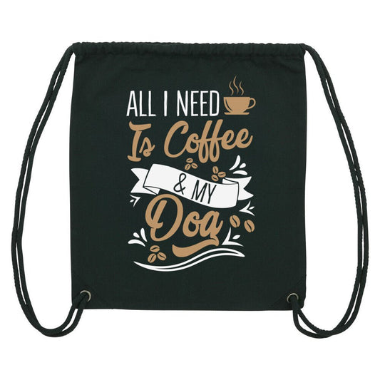 All i need is Coffee & my Dog | T-Shirt Geschenk VierPfoten - Feli & Wuff